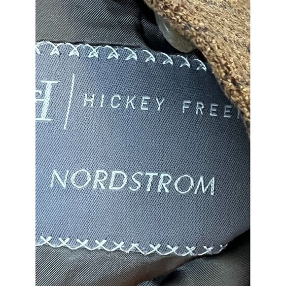 Hickey Freeman Jacket Men 40 Brown Check Notch Collar Cashmere Plaid Wool Blazer - Picture 2 of 12